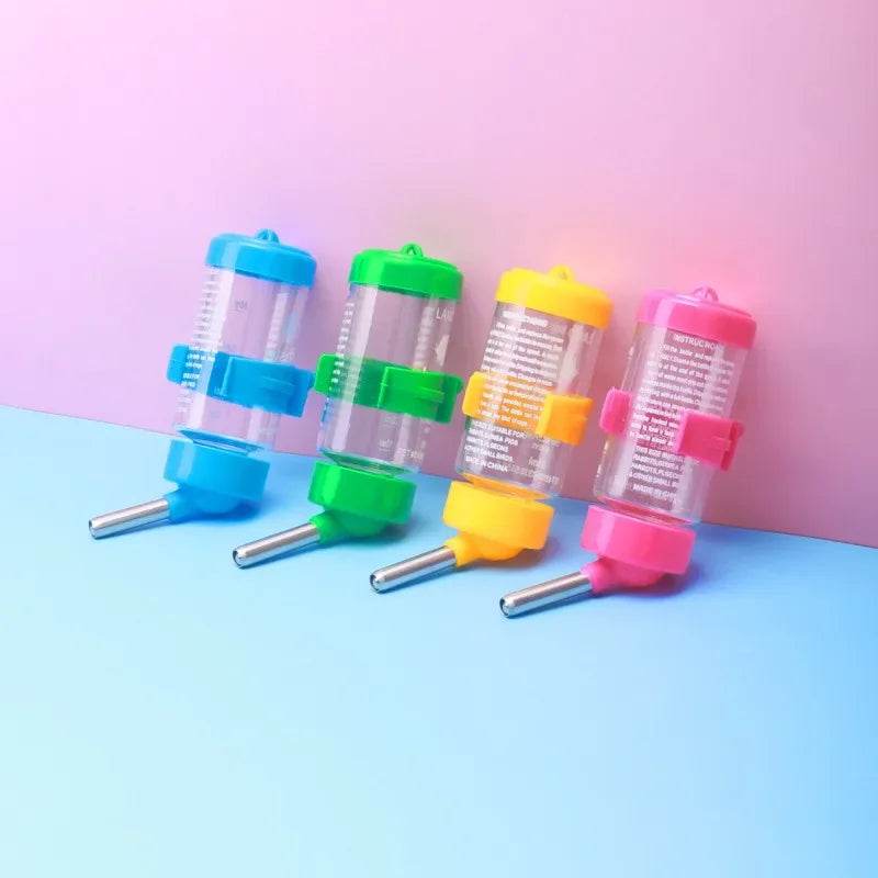 Abreuvoir suspendu pour Hamster, distributeur de bouteilles d'eau, mangeoire pour chien, cochon d'inde, écureuil, lapin, tête de boisson 80/125/250ml - Animaleriex