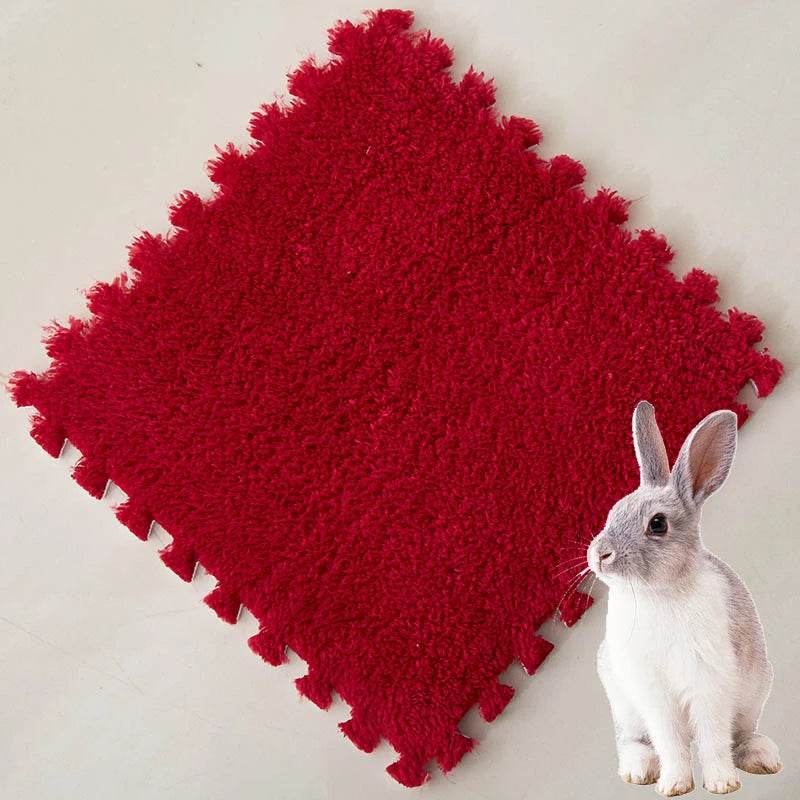 Coussin chauffant pour animaux de compagnie, 30x30cm, 10 pièces, en mousse EVA, cochon d'inde, Hamster, tapis de couchage doux, lapin, couverture, lit, accessoires pour animaux de compagnie - Animaleriex
