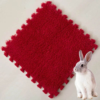 Coussin chauffant pour animaux de compagnie, 30x30cm, 10 pièces, en mousse EVA, cochon d'inde, Hamster, tapis de couchage doux, lapin, couverture, lit, accessoires pour animaux de compagnie - Animaleriex