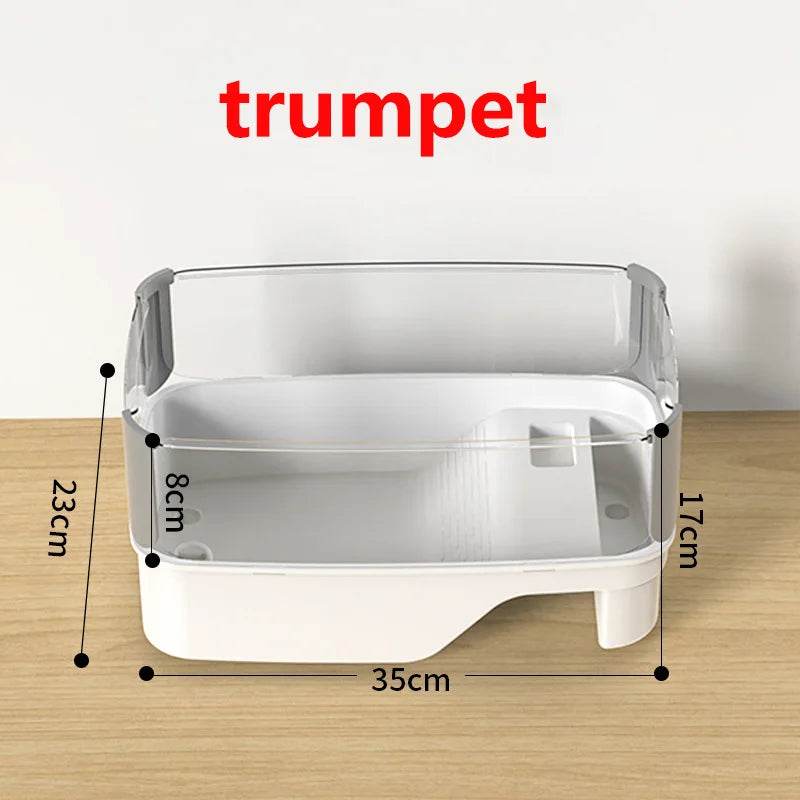 Réservoir de tortues en plastique transparent, avec zones pour la reproduction, l'alimentation, la natation, l'enclos intérieur, Cage pour tortues d'eau, habitat pour reptiles - Animaleriex