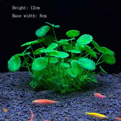Plantes artificielles sous-marines en plastique pour Aquarium, faux arbuste aquatique, visualisation d'herbe verte, décoration de Simulation - Animaleriex