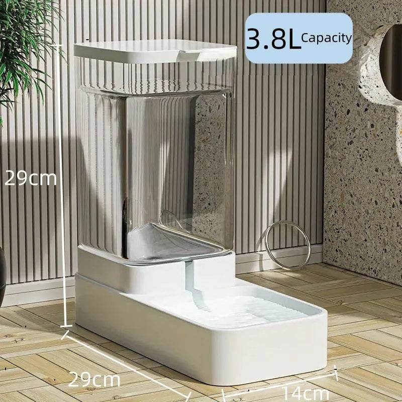 Mangeoire pour chien Distributeur d'eau pour chat Mangeoire automatique pour chat et distributeur d'eau pour chat Mangeoire pour chat par gravité Distributeur de stockage de nourriture Conteneur - Animaleriex