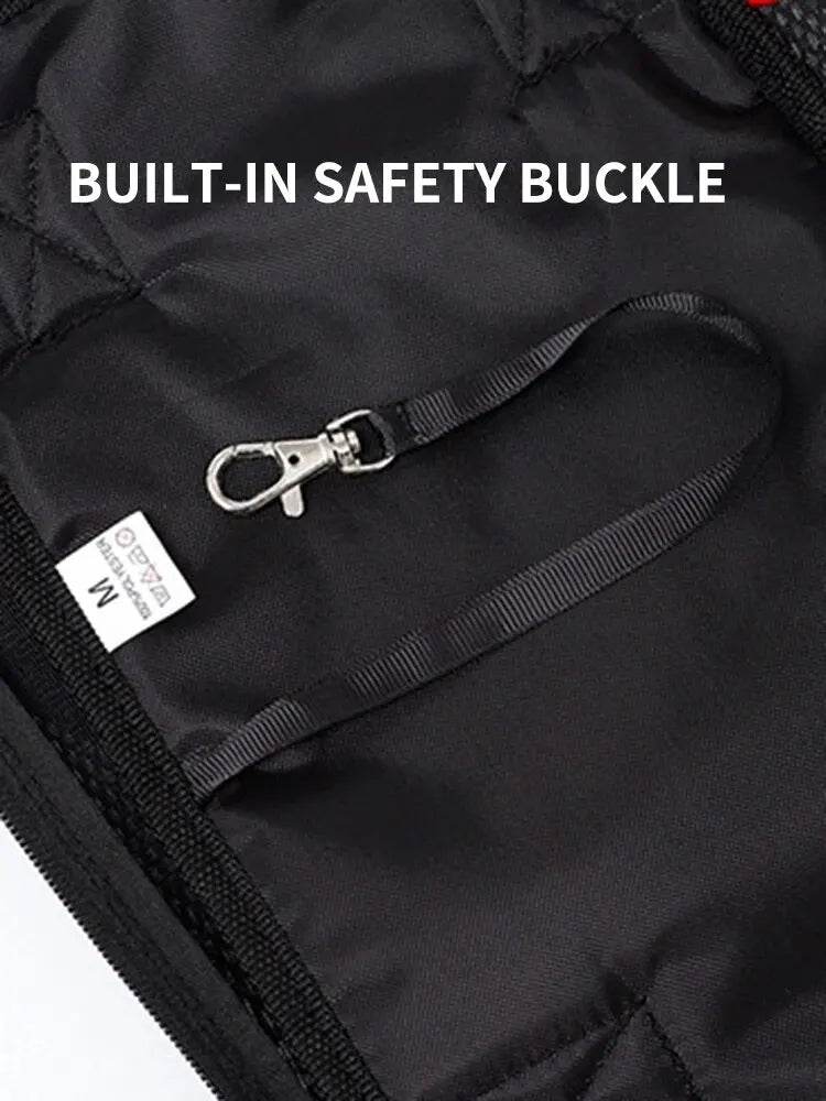 Sac à dos de poitrine réglable pour chat de compagnie, 1 pièce, pour le transport en plein air, maille de Ventilation pour randonnée, Camping, voyages, sac à bandoulière en petit - Animaleriex