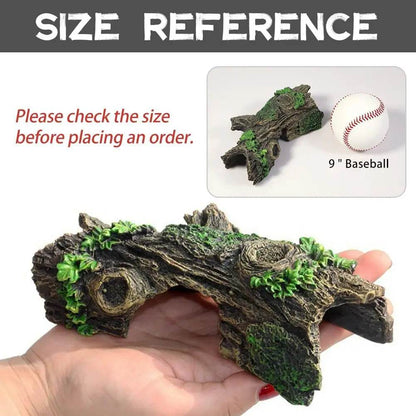 Aquarium creux arbre Tunnel grotte ornement poisson crevettes Reptile cachette abri Aquarium décorations petit aquarium accessoires - Animaleriex