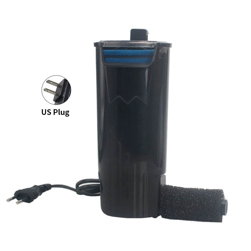 Filtre d'aquarium 5W, faible niveau d'eau, filtre pour Reptile, cascade suspendue, nettoyage en plastique, pompe à eau, Circulation d'eau, tortue - Animaleriex