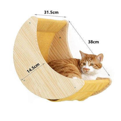 Corde d'escalade murale pour chat, 1 pièce, pédales en bois massif et corde en Sisal, entraînement des chatons, meulage des griffes, meubles d'intérieur pour chat - Animaleriex