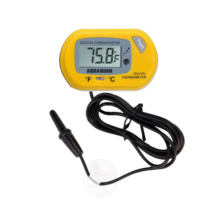 -50-70 ℃/-58-158 °F Mini affichage numérique électronique thermomètre pour aquarium boîte pour animaux de compagnie aquatique Reptile tortue thermomètre avec sonde - Animaleriex