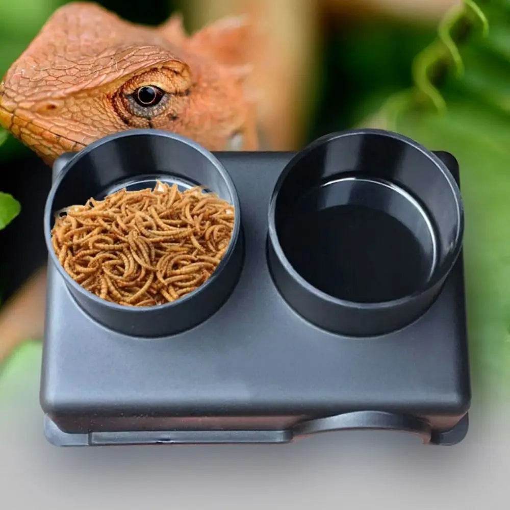 Boîte rectangulaire en plastique pour cacher les reptiles, en plastique noir, lézards, serpent, abri, maison, refuge pour petits animaux, Cage pour reptiles - Animaleriex