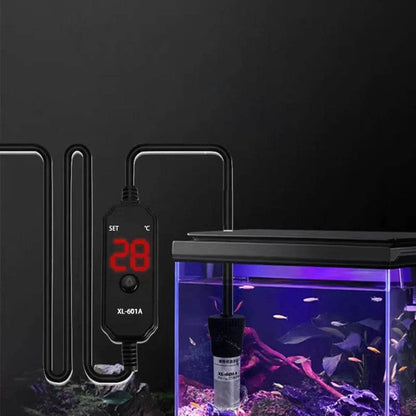 Chauffage d'aquarium réglable submersible 20 W/25 W avec affichage numérique, contrôleur de température externe 18-34 °C USB Mini - Animaleriex