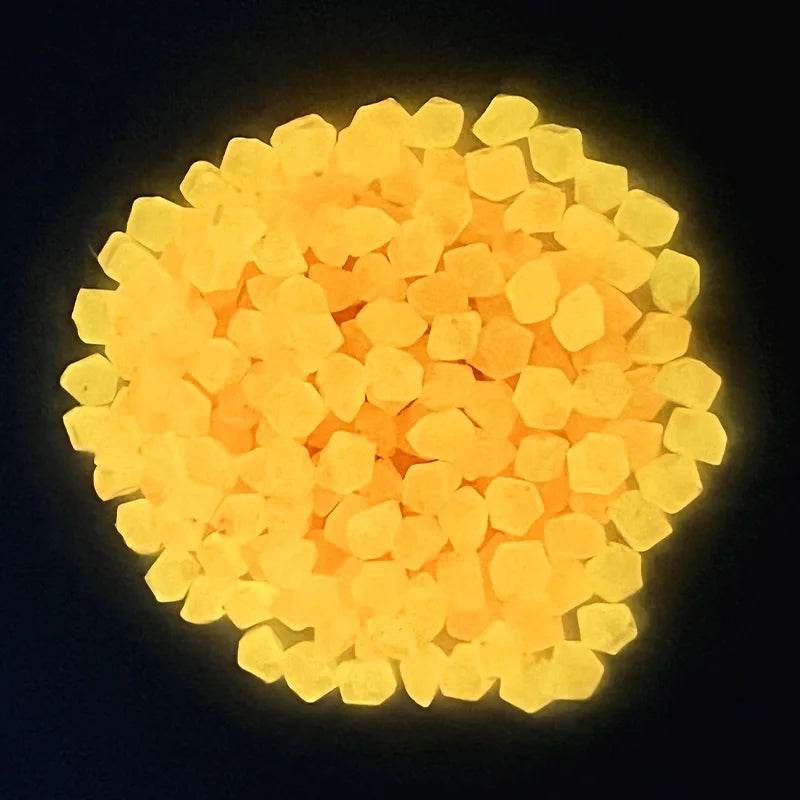 Pierres lumineuses pour Aquarium, 50/100/200 pièces, ornement pour Aquarium, galets qui brillent dans la nuit, décorations extérieures pour cour, pelouse, chemin, allées - Animaleriex