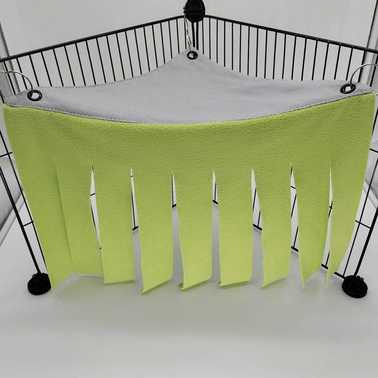 Tente à bande de pampilles pour animaux de compagnie, cachette, cachette, cochon d'inde, Hamster, hérisson, rideau de hamac, petits animaux de compagnie, lit suspendu, coin de nid, tapis de maison - Animaleriex