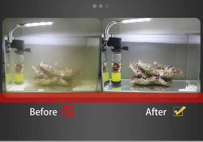 Filtre silencieux 220V 50Hz pour Aquarium, tortue, poisson, pompe à eau Submersible, Bio éponge, écumoire, fabricant de vagues, accessoires de filtres - Animaleriex