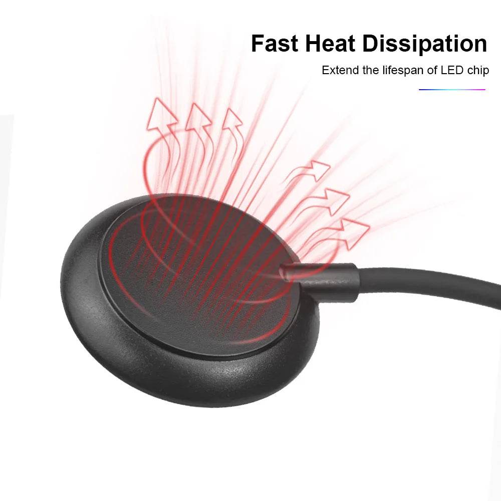 Lampe à pince USB 4W/7W pour aquarium, décoration Led, contrôle à spectre complet, lampe à algues, éclairage décoratif pour petit réservoir - Animaleriex