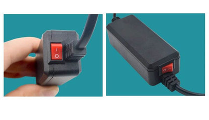 Lumière LED pour Aquarium Super mince Aquarium plante aquatique grandir éclairage étanche lumineux pince lampe bleu LED 18-72 cm pour plantes 220 v - Animaleriex