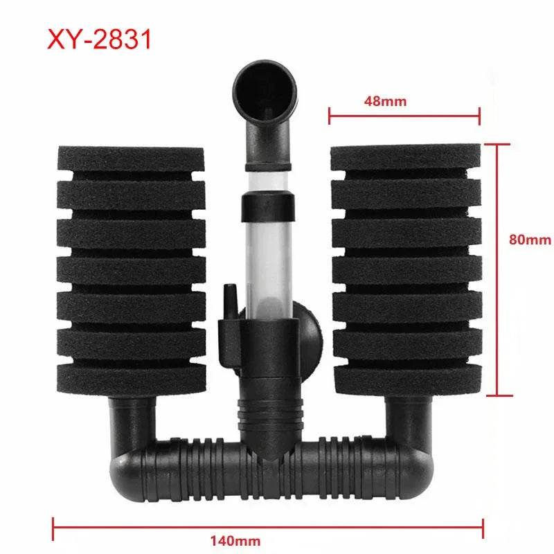 Filtre d'aquarium pour Aquarium réservoir de poissons pompe à Air écumeur filtre éponge biochimique Aquarium Bio filtre Filtro Aquario pratique - Animaleriex