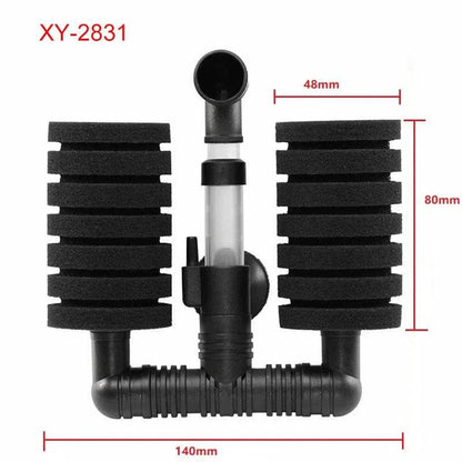 Filtre d'aquarium pour Aquarium réservoir de poissons pompe à Air écumeur filtre éponge biochimique Aquarium Bio filtre Filtro Aquario pratique - Animaleriex