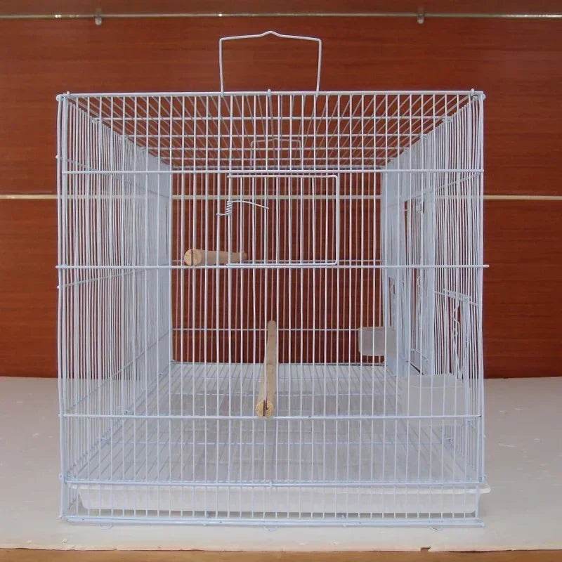 76x45x46 cm Extra Large Cage à oiseaux perroquet animal de compagnie en gros grand extérieur pas cher en fer forgé canari oiseau Cage élevage grande Cage - Animaleriex