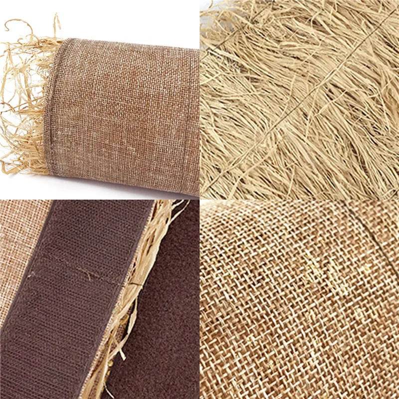 Cages à lapin tissées pliables pour animaux de compagnie, Hamster, cochon d'inde, lapin, herbe, jouet à mâcher, tapis, nid de lit de maison pour petits animaux, accessoires pour lapins - Animaleriex