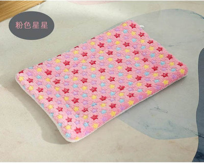 Tapis polaire doux pour Hamster, lit pour petits animaux, chat, Rats, lapin, couverture chaude, cochon d'inde, lit de couchage, accessoires pour Hamster - Animaleriex