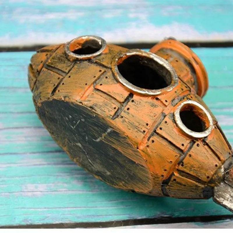 Ornements sous-marins en résine, abri pour poissons et crevettes, accessoires d'aménagement paysager pour Aquarium, décorations pour Aquarium - Animaleriex