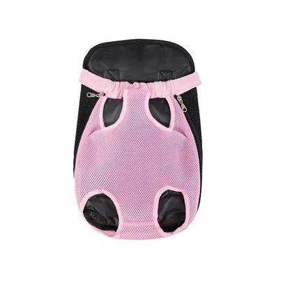 Sac à dos de poitrine réglable pour chat de compagnie, 1 pièce, pour le transport en plein air, maille de Ventilation pour randonnée, Camping, voyages, sac à bandoulière en petit - Animaleriex