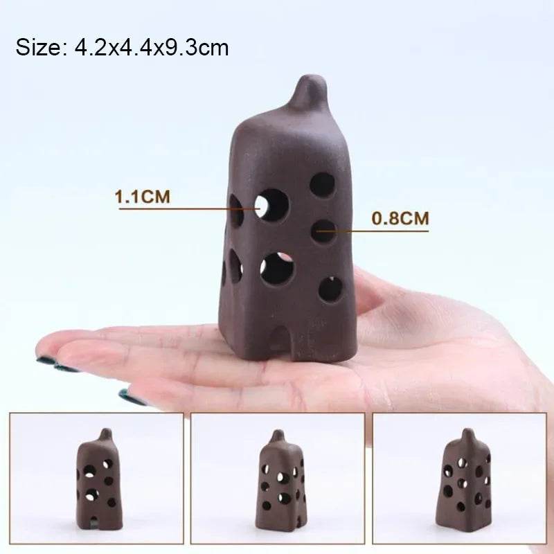 Décoration d'aquarium en céramique, abri pour poissons et crevettes, poterie, maison de Scorpion, Simulation de pierre, décor d'aquarium idéal - Animaleriex