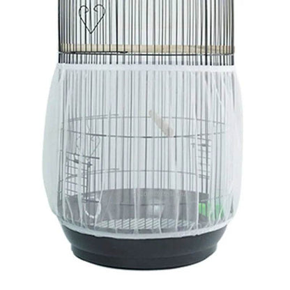 Couverture de cage à oiseaux en maille de Nylon, couverture pour perroquet, blocage de la poussière, tissu respirant, capuche de protection en maille, nettoyage facile, accessoires de Cage - Animaleriex