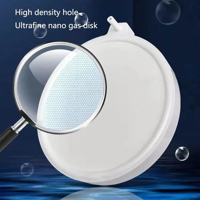 Aérateur d'oxygène en pierre à Air pour Aquarium, diffuseur de bulles, pompe à bulles d'air, plaque d'oxygène hydroponique, Mini accessoires Nano disque - Animaleriex