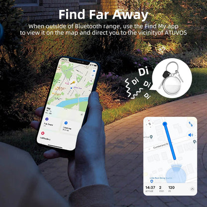 Mini traqueur GPS pour système Apple iOS, trouver mon application, étiquette d'air, recherche d'enfant, sac de vélo pour animaux de compagnie, traqueur de perte, Bluetooth intelligent, airtag - Animaleriex