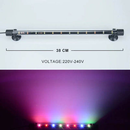 14-58CM lumière d'aquarium réservoir de poisson lampe de lumière Submersible étanche sous-marine lumières LED éclairage d'aquarium - Animaleriex