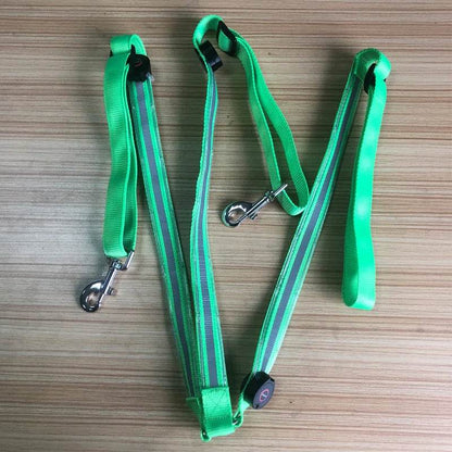 Sangles de poitrine de cheval LED 100CM, décoration d'équitation, Tubes lumineux, licou de selle équestre, produits de soins pour chevaux - Animaleriex