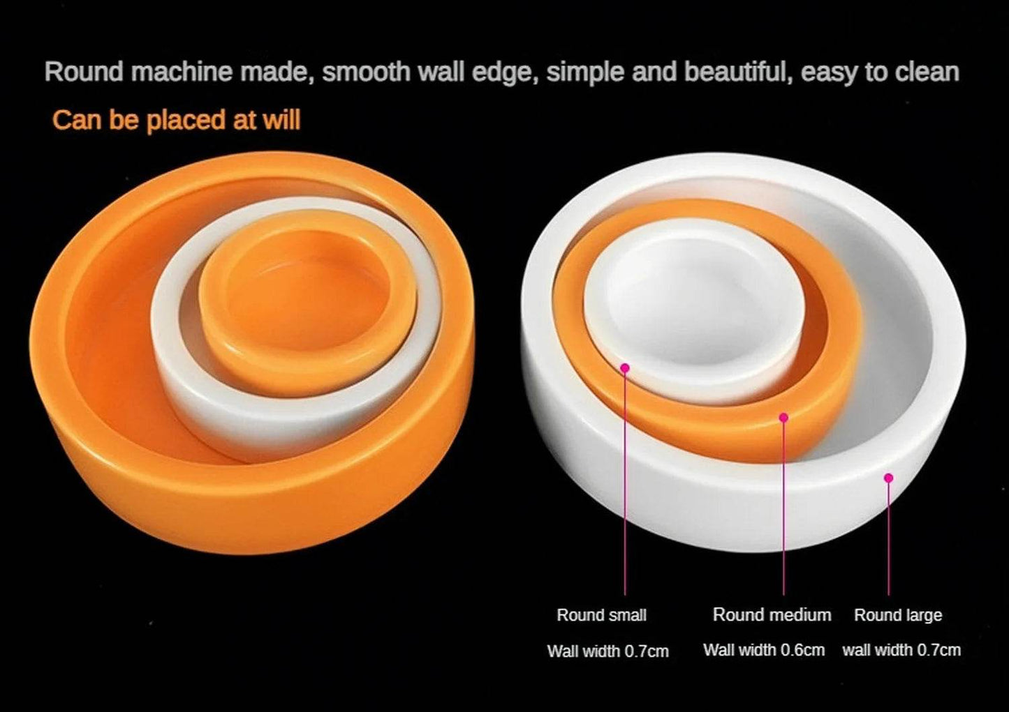 Bol d'eau et de nourriture pour Reptile, plat à vers, bols en céramique pour animaux de compagnie, Anti-fuite, Mini bol pour vers de farine, lézard, Dragon barbu - Animaleriex