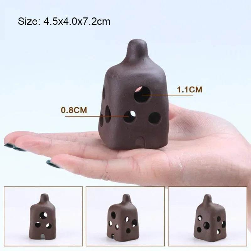 Décoration d'aquarium en céramique, abri pour poissons et crevettes, poterie, maison de Scorpion, Simulation de pierre, décor d'aquarium idéal - Animaleriex