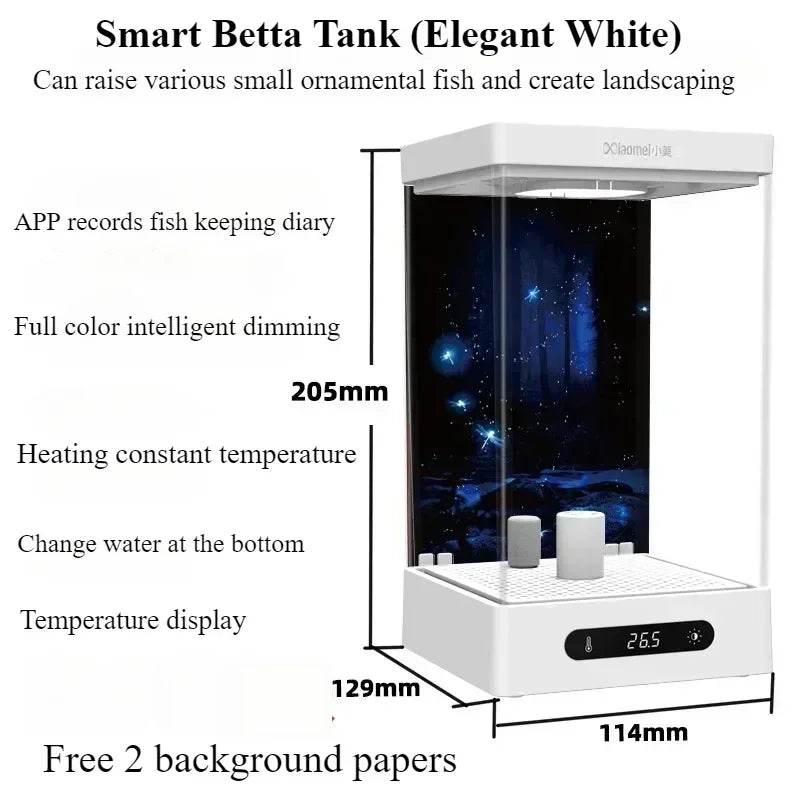 Smart betta dédié aquarium bureau mini petit écologique auto-circulation bureau aquarium aquarium aquarium - Animaleriex