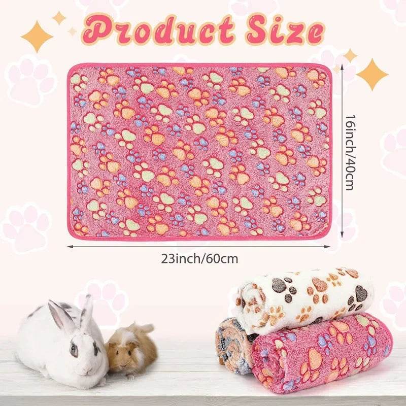 Tapis de sommeil doux pour Hamster, tapis de pipi pour animaux de compagnie, chiot, chaton, couverture de lit, cochon d'inde, tapis en peluche, lit pour petits animaux, lapin, Hamster - Animaleriex