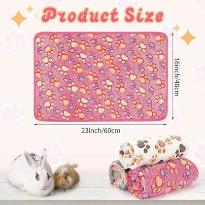 Tapis de sommeil doux pour Hamster, tapis de pipi pour animaux de compagnie, chiot, chaton, couverture de lit, cochon d'inde, tapis en peluche, lit pour petits animaux, lapin, Hamster - Animaleriex
