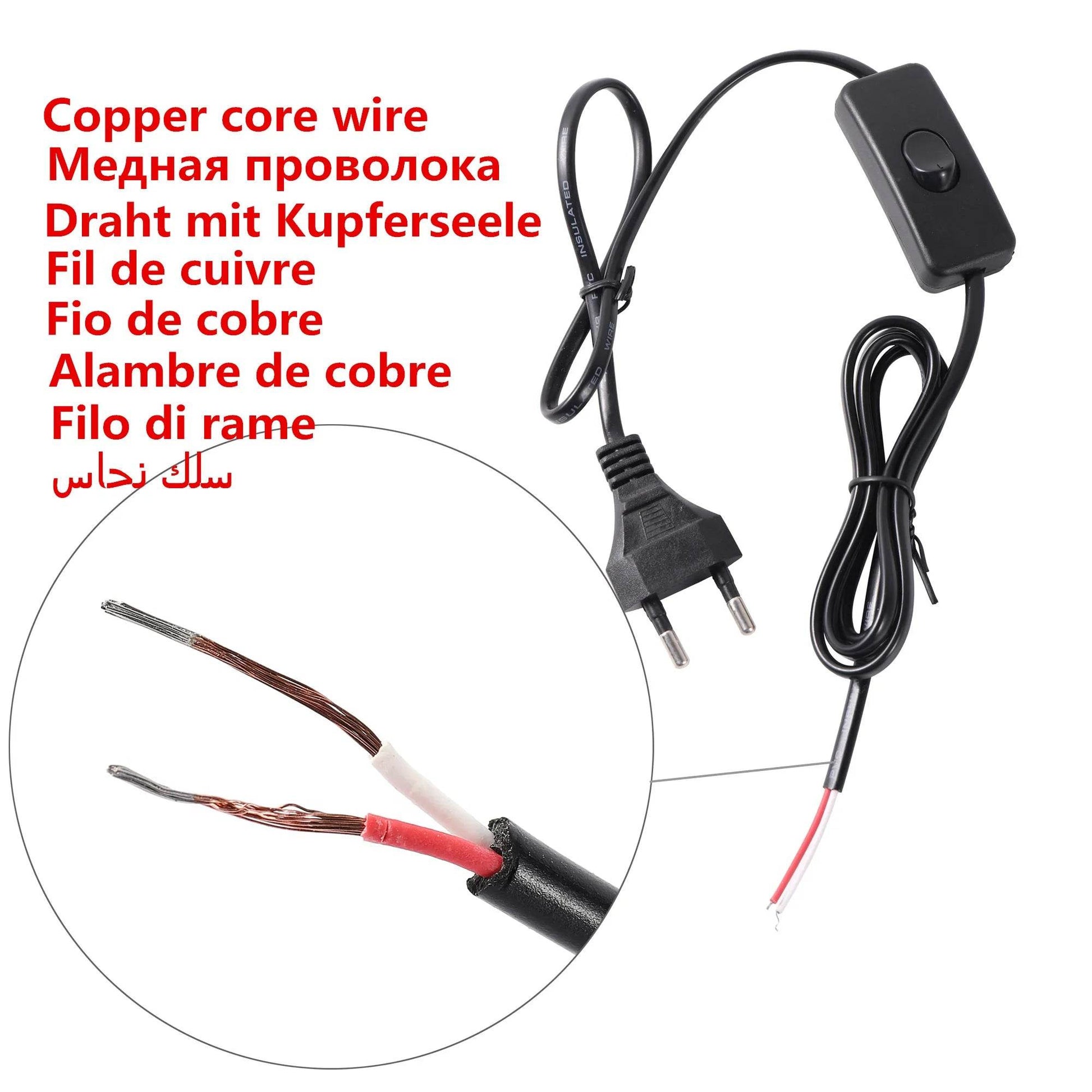 Support de lampe chauffante E27, lézard, tortue, animal de compagnie rampant, interrupteur de cordon d'alimentation, couveuse de poulet, porcelet, prise de lumière en spirale chauffante, 1 pièce - Animaleriex