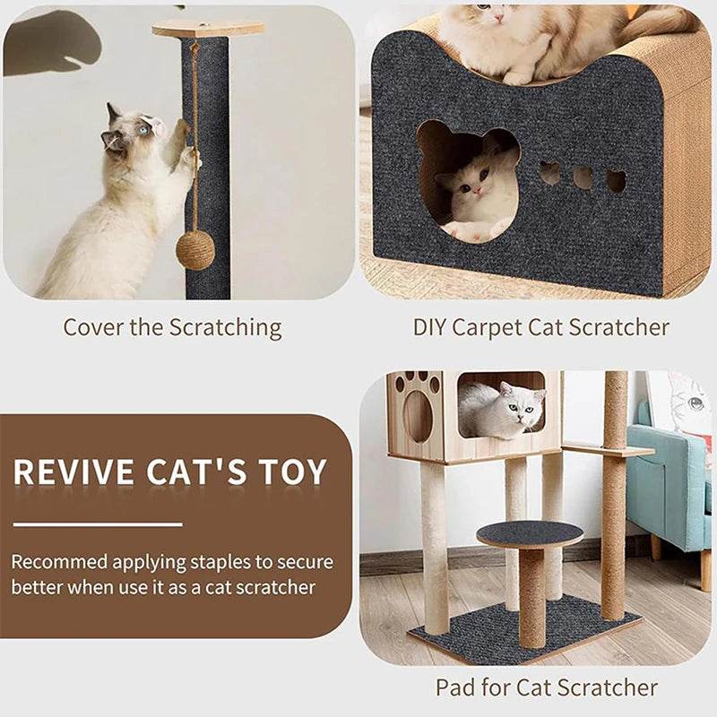 Tapis à gratter autocollant pour chat – Protégez vos meubles et murs des rayures avec cette solution facile à utiliser. - Animaleriex