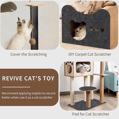 Tapis à gratter autocollant pour chat – Protégez vos meubles et murs des rayures avec cette solution facile à utiliser. - Animaleriex