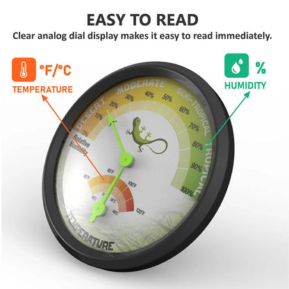 Hygromètres numériques de haute précision, hygromètres intérieurs et extérieurs, thermomètres pour serres et reptiles, 1 à 10 pièces - Animaleriex