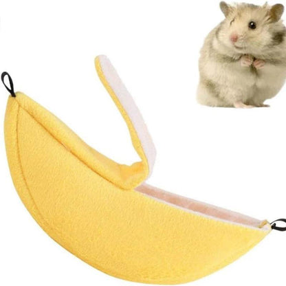 Banane Hamster lit maison hamac petit Animal chaud lit maison Cage nid Hamster accessoire pour Sugar Glider Hamster petit oiseau Animal de compagnie - Animaleriex