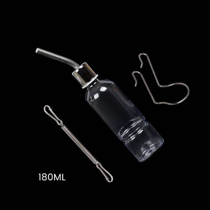 Bouteille à boire en plastique pour lapin, Cage à Hamster, distributeur de bouteille d'eau pour lapin, cochon d'inde, écureuil, petite mangeoire pour animal domestique, 180/350/750ML - Animaleriex