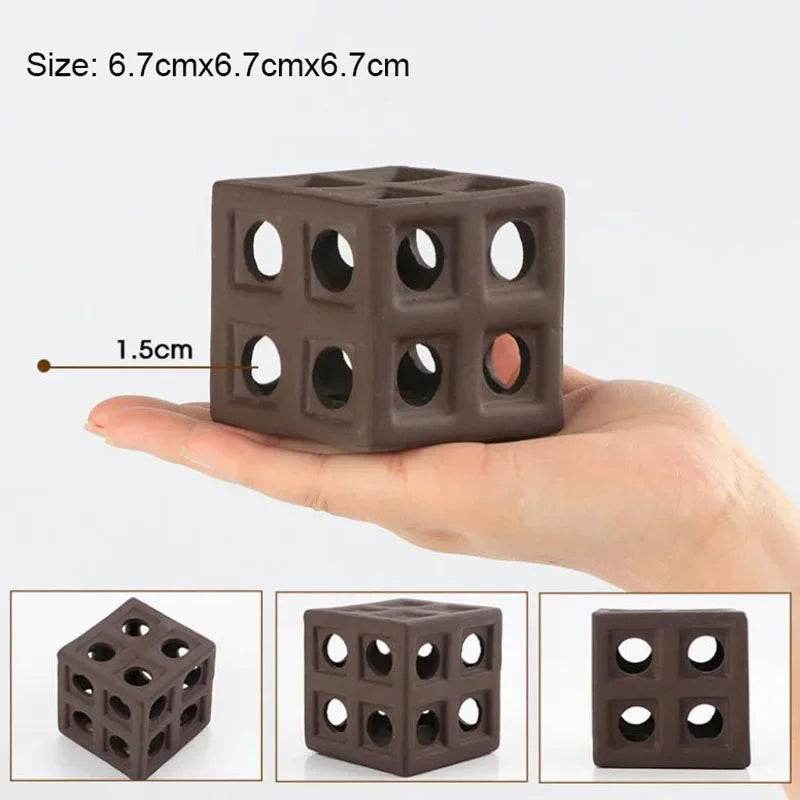 Décoration d'aquarium en céramique, abri pour poissons et crevettes, poterie, maison de Scorpion, Simulation de pierre, décor d'aquarium idéal - Animaleriex