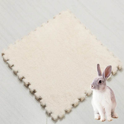 Coussin chauffant pour animaux de compagnie, 30x30cm, 10 pièces, en mousse EVA, cochon d'inde, Hamster, tapis de couchage doux, lapin, couverture, lit, accessoires pour animaux de compagnie - Animaleriex
