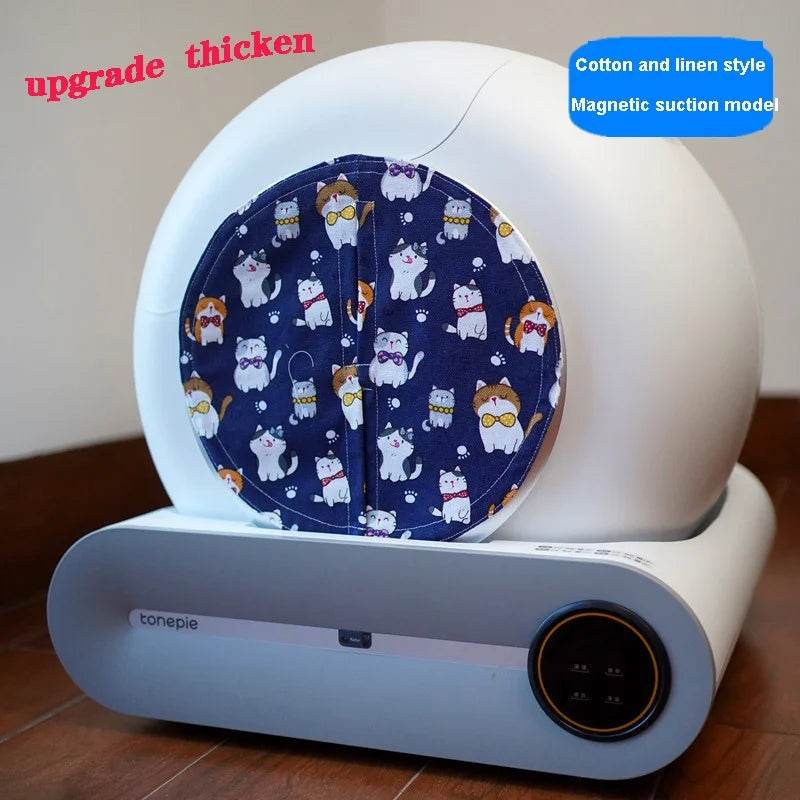 Rideau de porte anti-poussière et anti-odeurs pour bassin de chat, nouvellement amélioré, de haute qualité, assorti au bac à litière automatique TONEPIE et non au bac à litière - Animaleriex