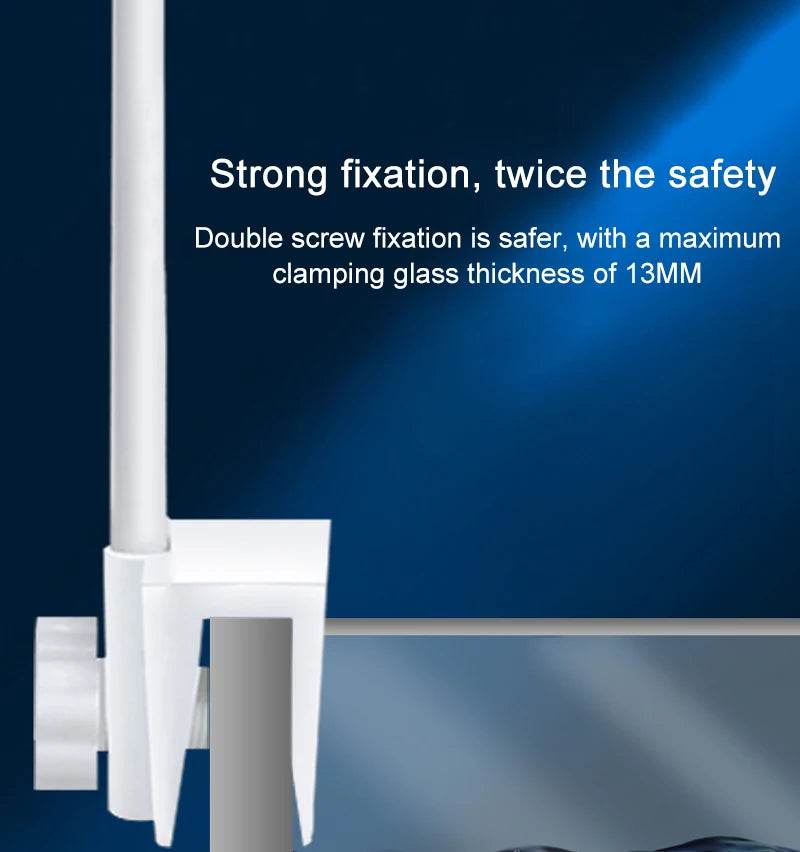 Lampe à pince Super brillante lumière LED d'aquarium pour plante aquatique grandir Aquarium lampe de synchronisation à spectre complet 220-240V 30 ~ 70CM 4W 8W 13W - Animaleriex