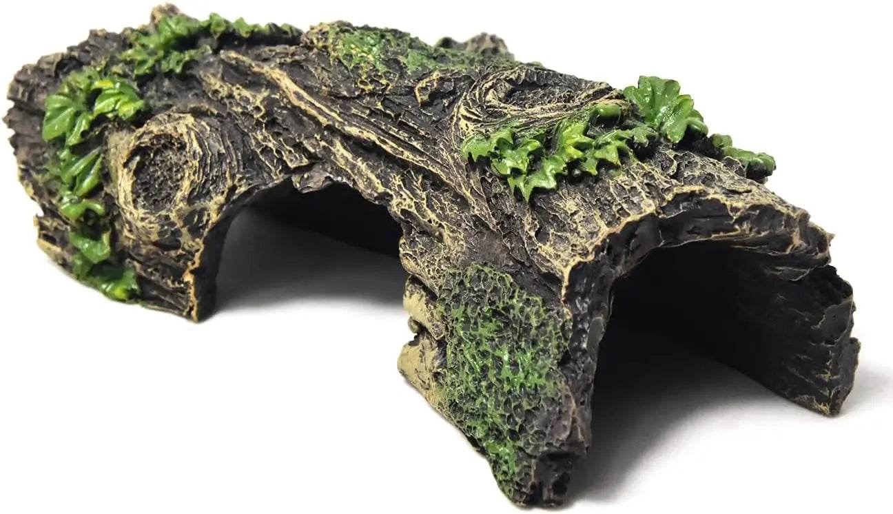 Aquarium creux arbre Tunnel grotte ornement poisson crevettes Reptile cachette abri Aquarium décorations petit aquarium accessoires - Animaleriex