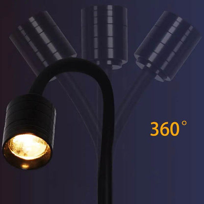 Lumière d'aquarium Mini projecteurs d'Amérique du Sud COB LED Créer un aquarium Écologie d'Amérique du Sud Lumière jaune et blanche 3W USB - Animaleriex