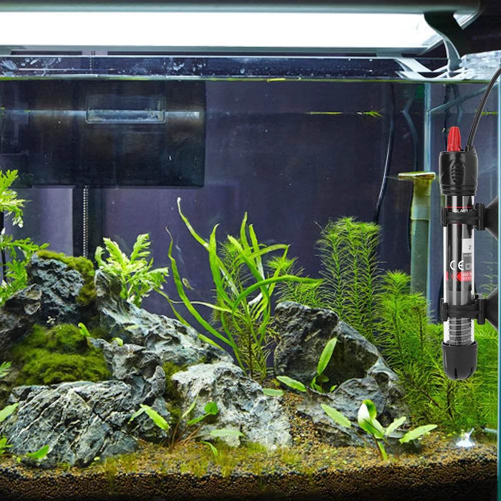 25W/50W/100W/200W/300W Aquarium Submersible réservoir de poisson chauffe-eau réglable température constante tige chauffante prise ue/US - Animaleriex