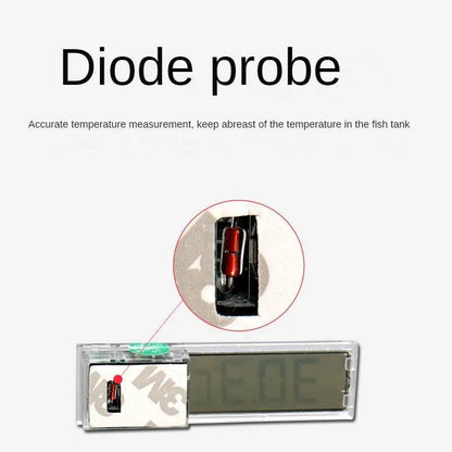 Thermomètre électronique LCD numérique pour Aquarium, mesure de la température du réservoir de poisson, accessoires d'aquarium - Animaleriex